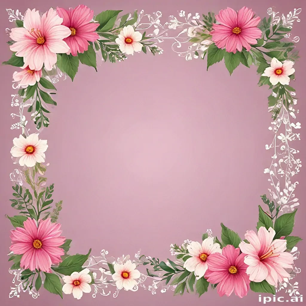 clipart borders flowers