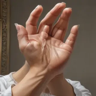 praying hands transparent