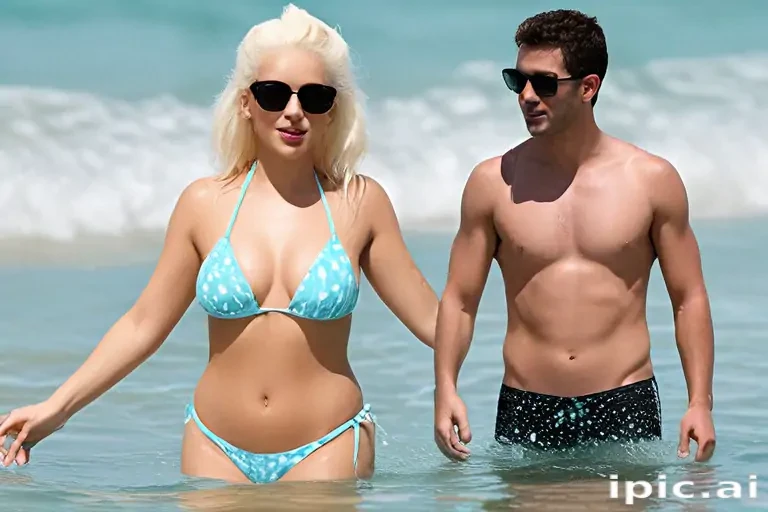 Christina Aguilera in bikini