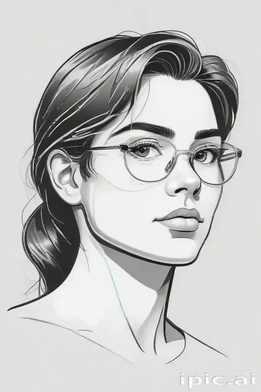 transparent line art