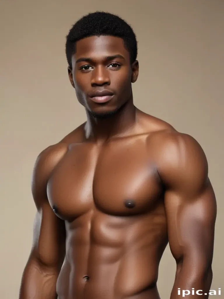 black male shirtless