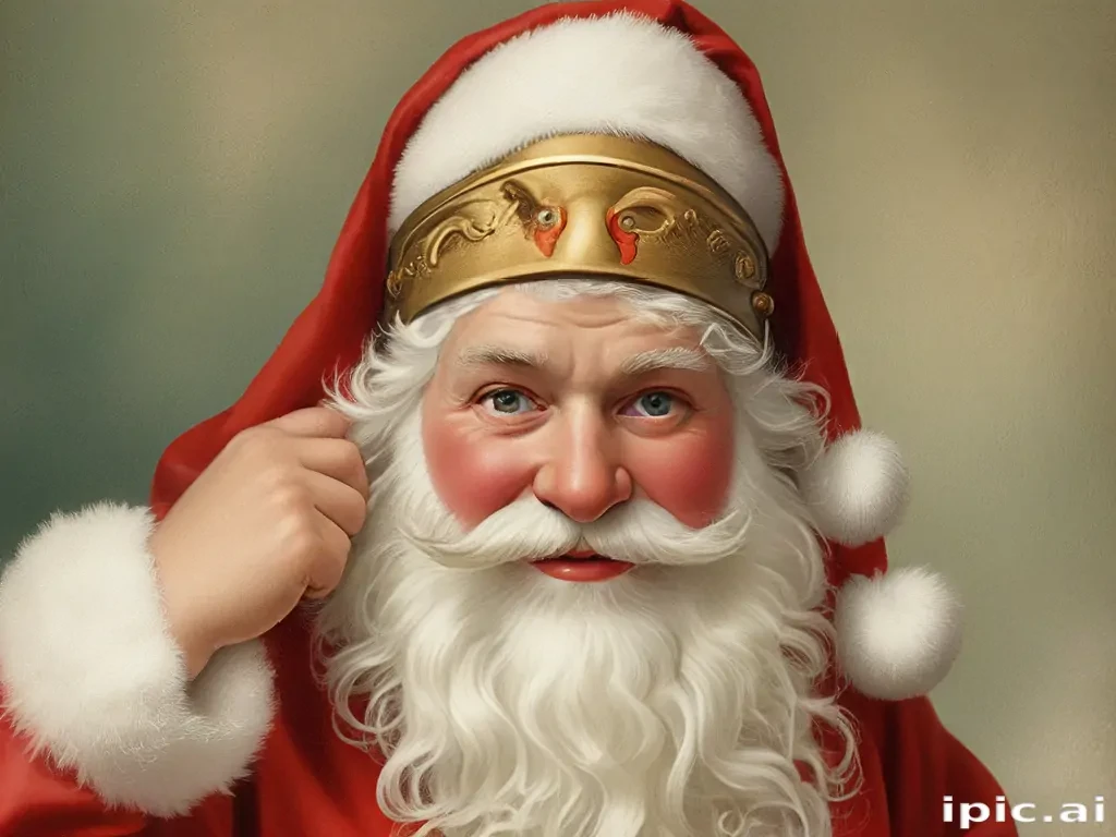 vintage santa images free