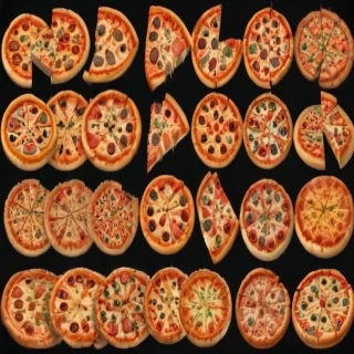 transparent pizza clipart