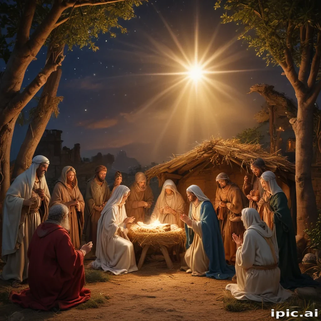 free nativity scene background images