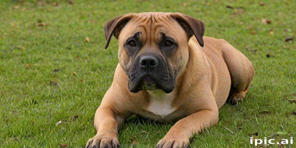 staffy bull bullmastiff