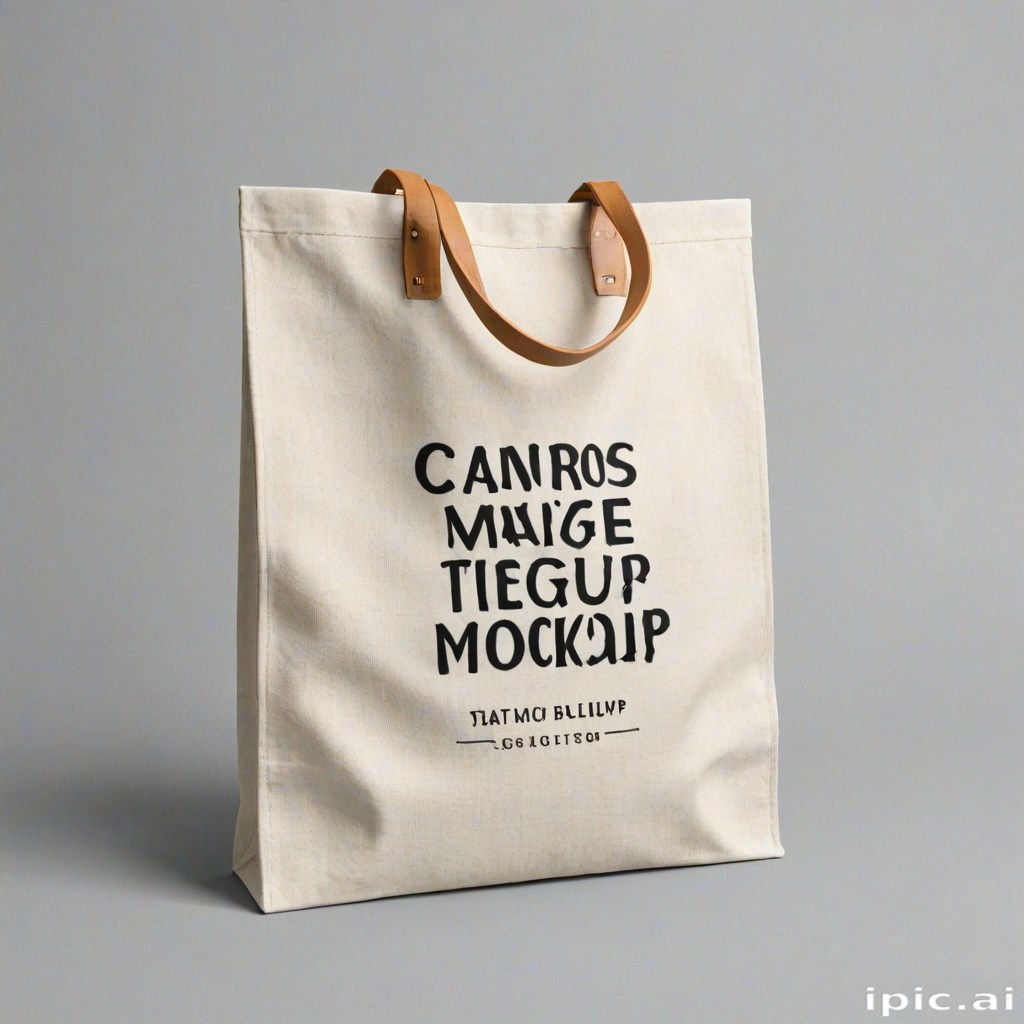 canvas bag mockup