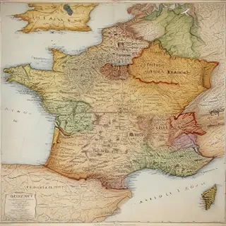 map of france