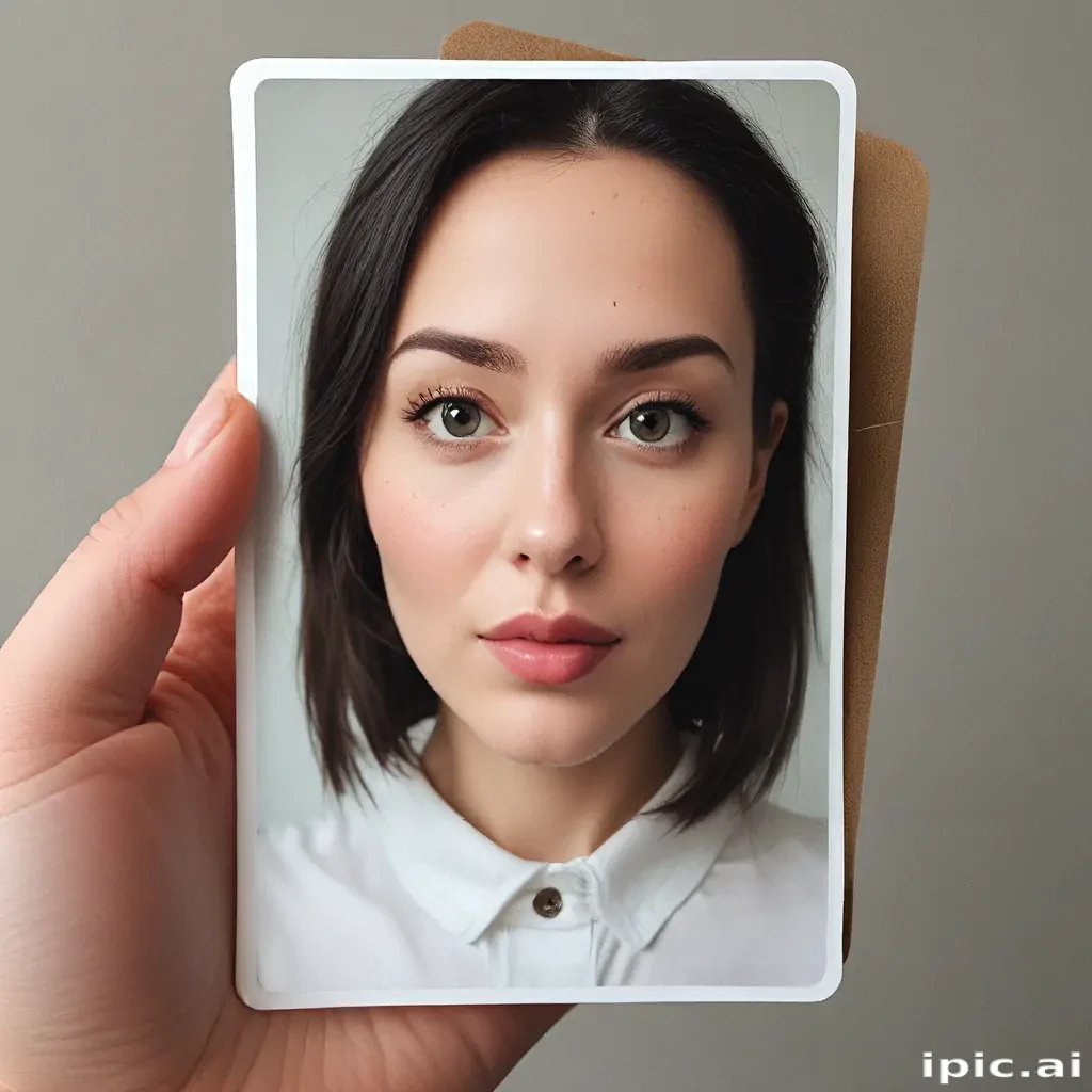 holding card