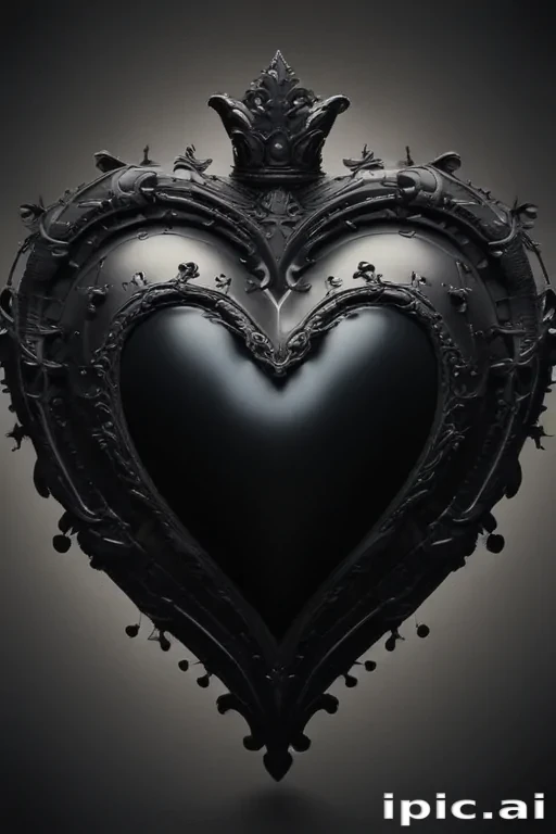 black heart pic
