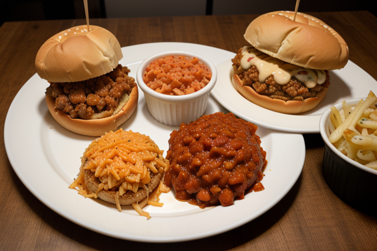 sloppy joes and side dishes