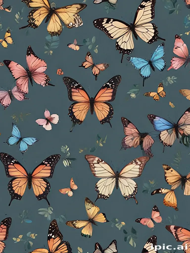 aesthetic wallpaper butterfly