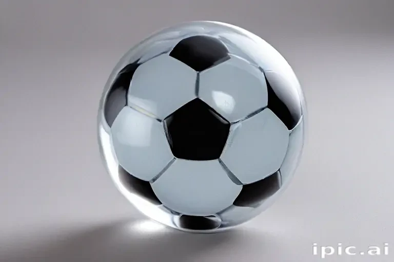 transparent soccer ball