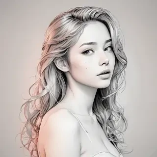 transparent line art