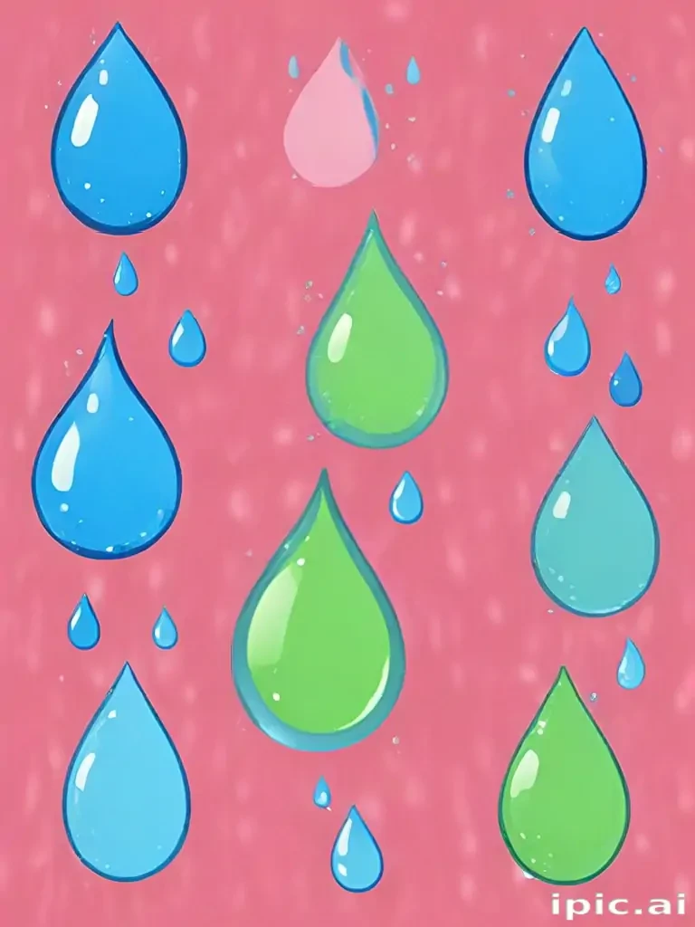 water drops clip art