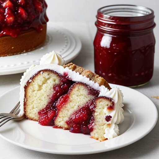 recipe for a jam cake