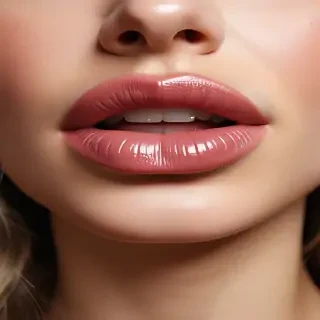transparent lips