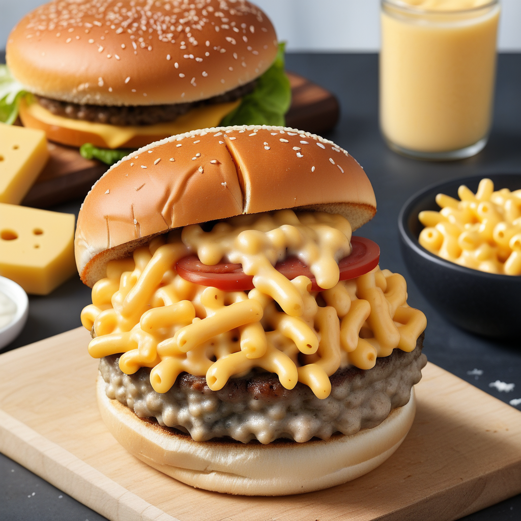 mac and cheese burger recipe
