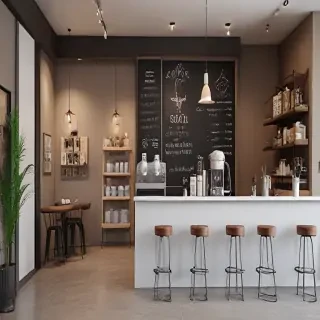 coffee shop mockup