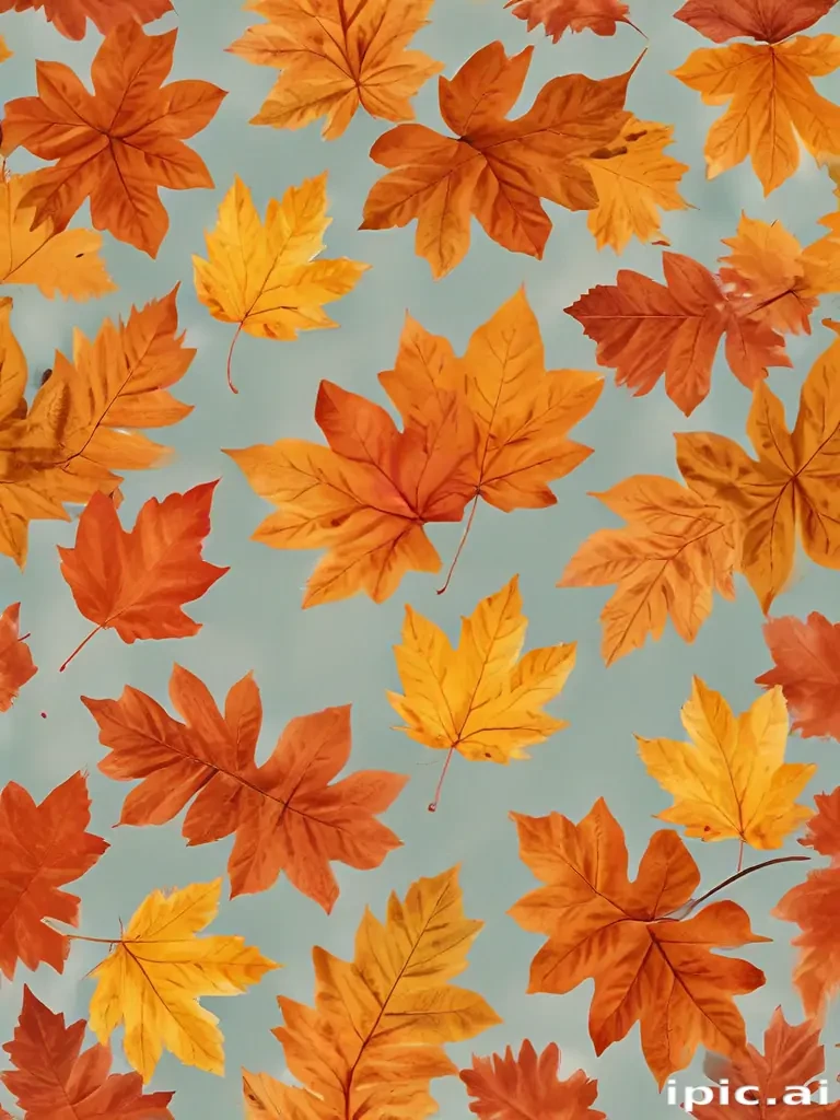 fall leaves png transparent