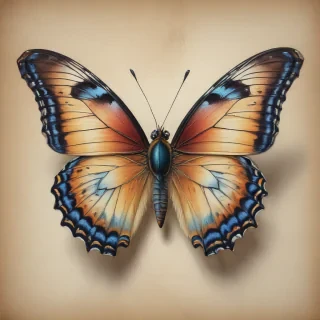 pictures of drawings of butterflies