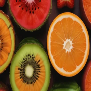 aesthetic fruit background