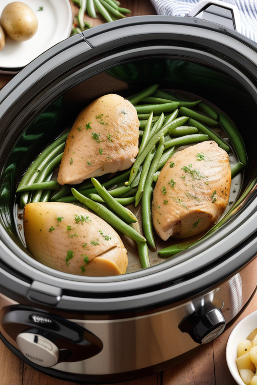 chicken green beans potatoes slow cooker
