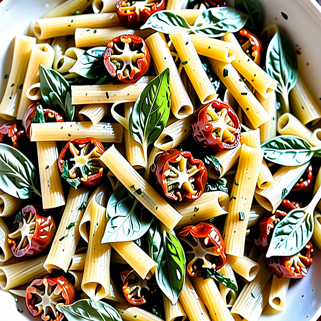 pasta sun dried tomatoes artichokes