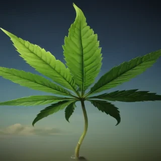 marijuana leaf