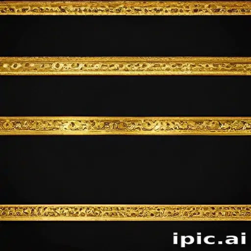 gold line png