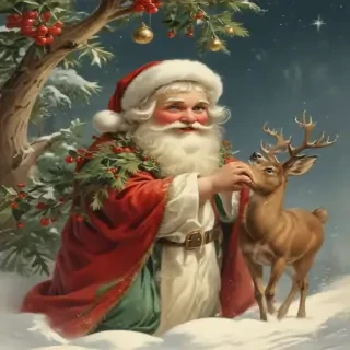 printable vintage christmas images
