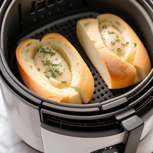 frozen garlic bread in air fryer