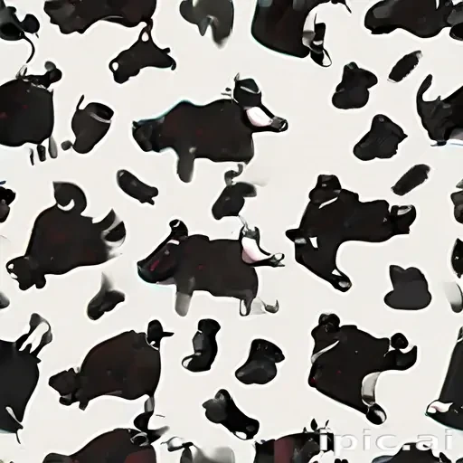 cow print png