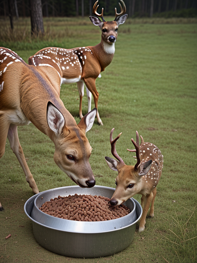 dog food with deer meat
