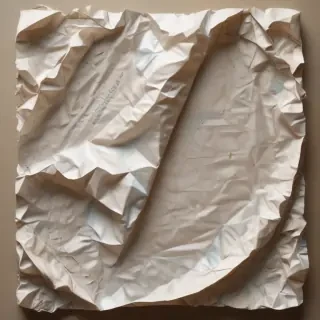 crumpled paper overlay