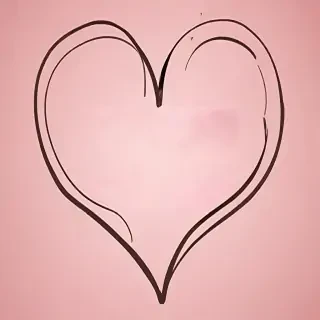 outline heart png