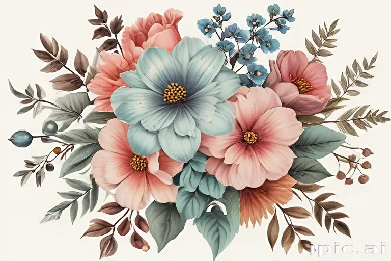 vintage flower png