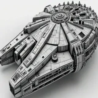 millennium falcon clip art