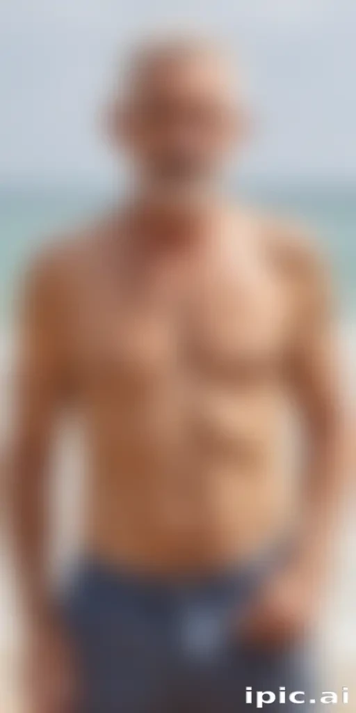 shirtless old men