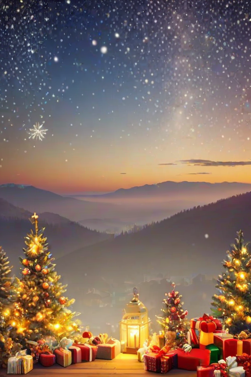 pretty christmas background