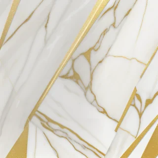 white and gold marble