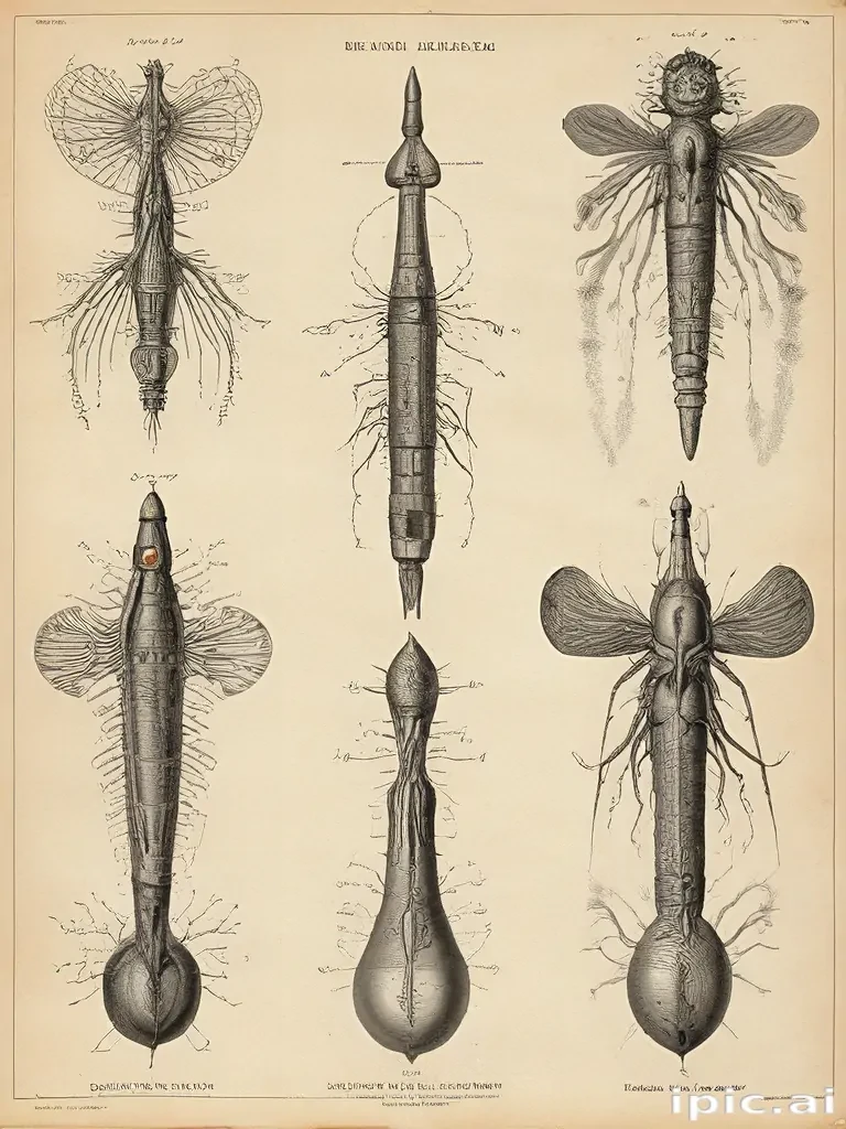 vintage scientific illustrations