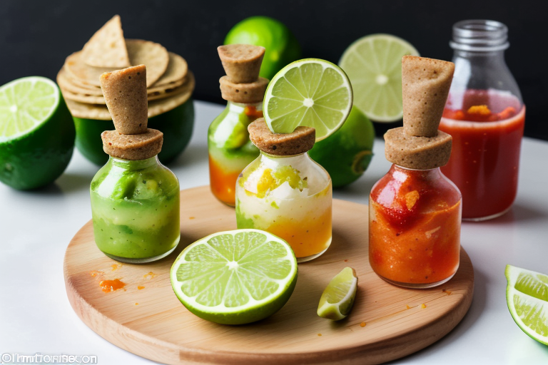 taco topper infused with lime