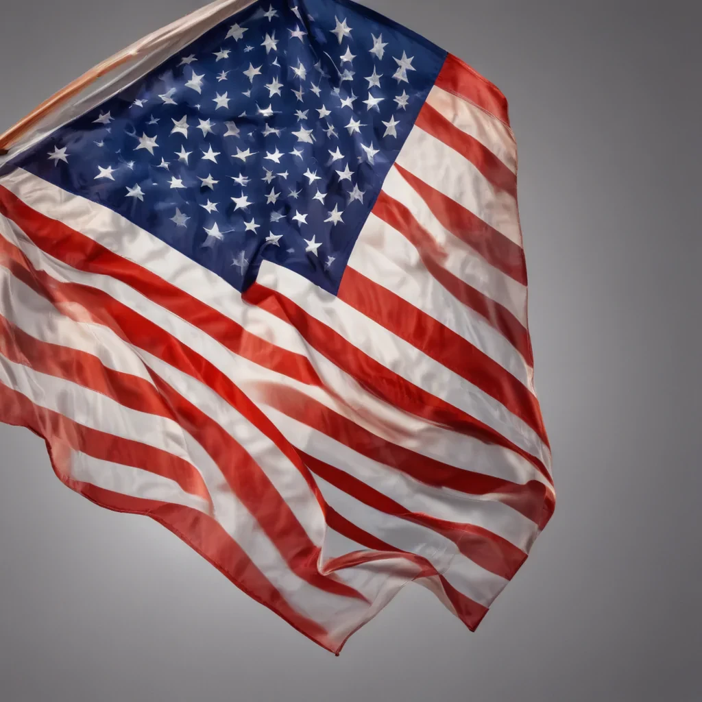 transparent american flag clipart