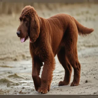 irish water spaniel