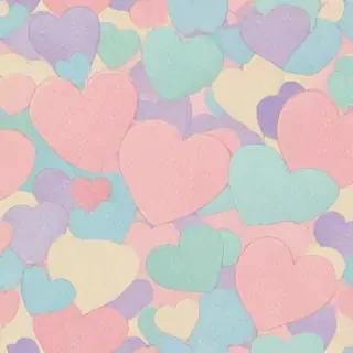 pastel heart wallpaper