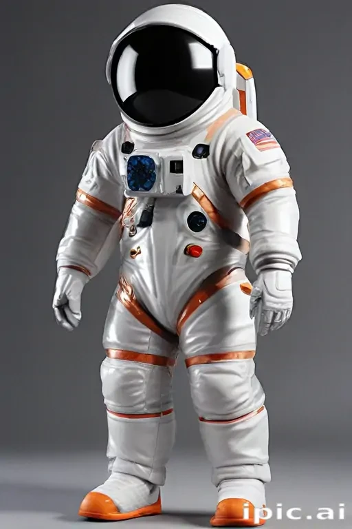 cartoon transparent astronaut suit