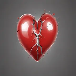 broken heart transparent