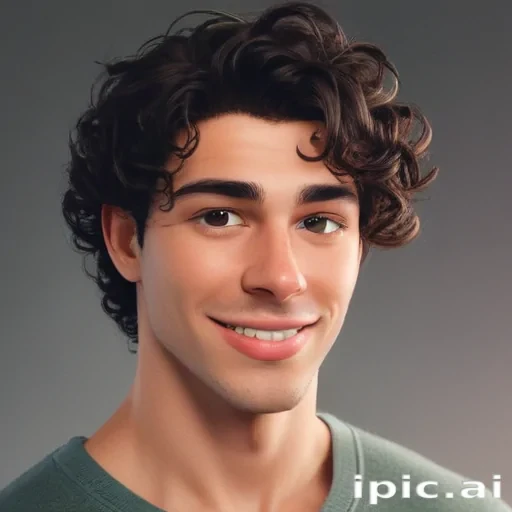 popular male cartoon characters with curly hair