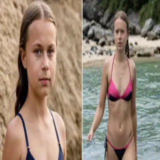 greta thunberg bikini