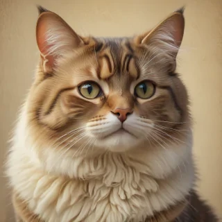 vintage cat drawing